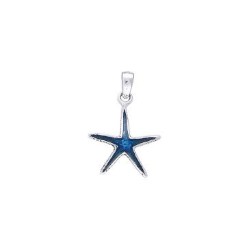 Colgante Estrella Azul Divesilver